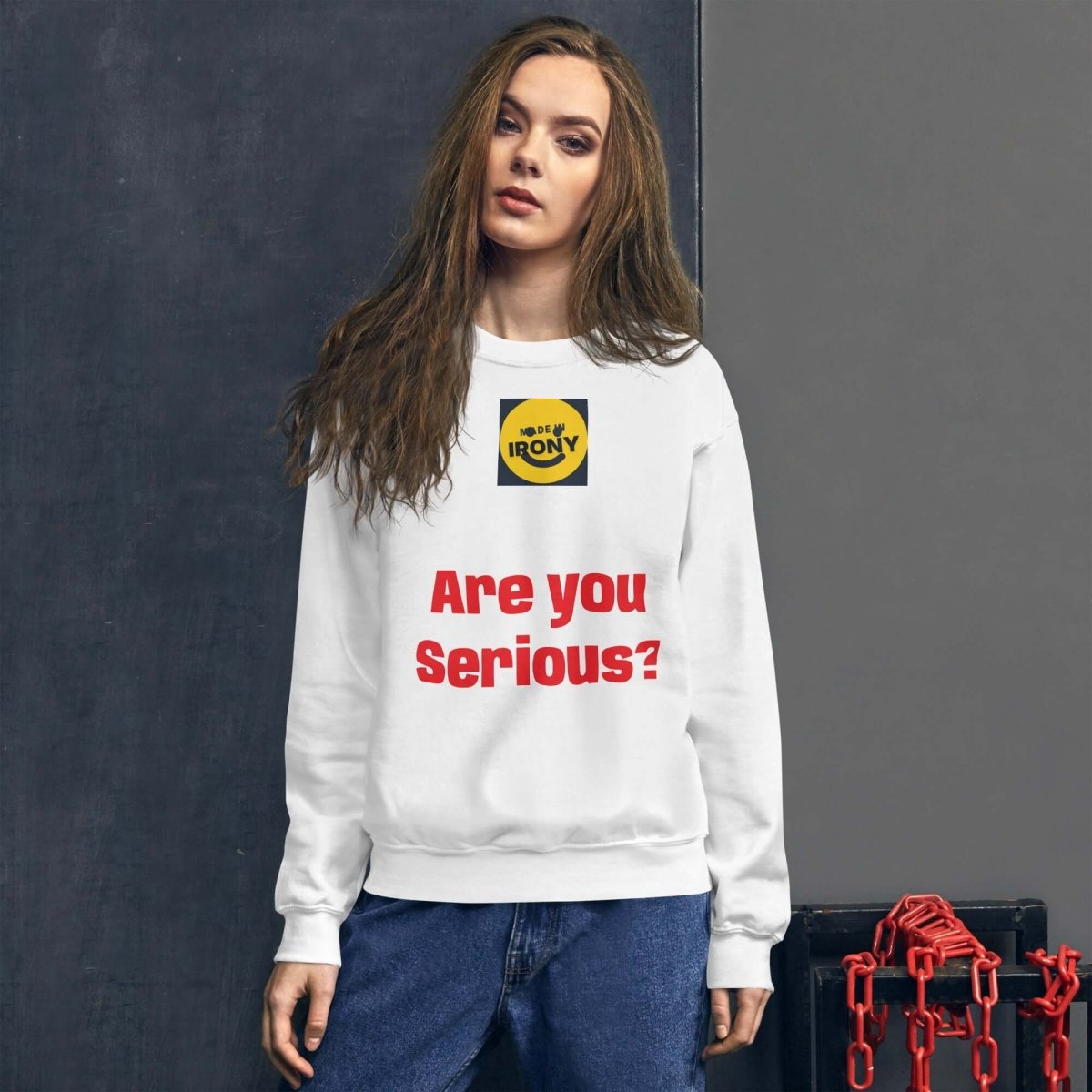 Felpa Unisex "Are you Serious?" - Made in Irony