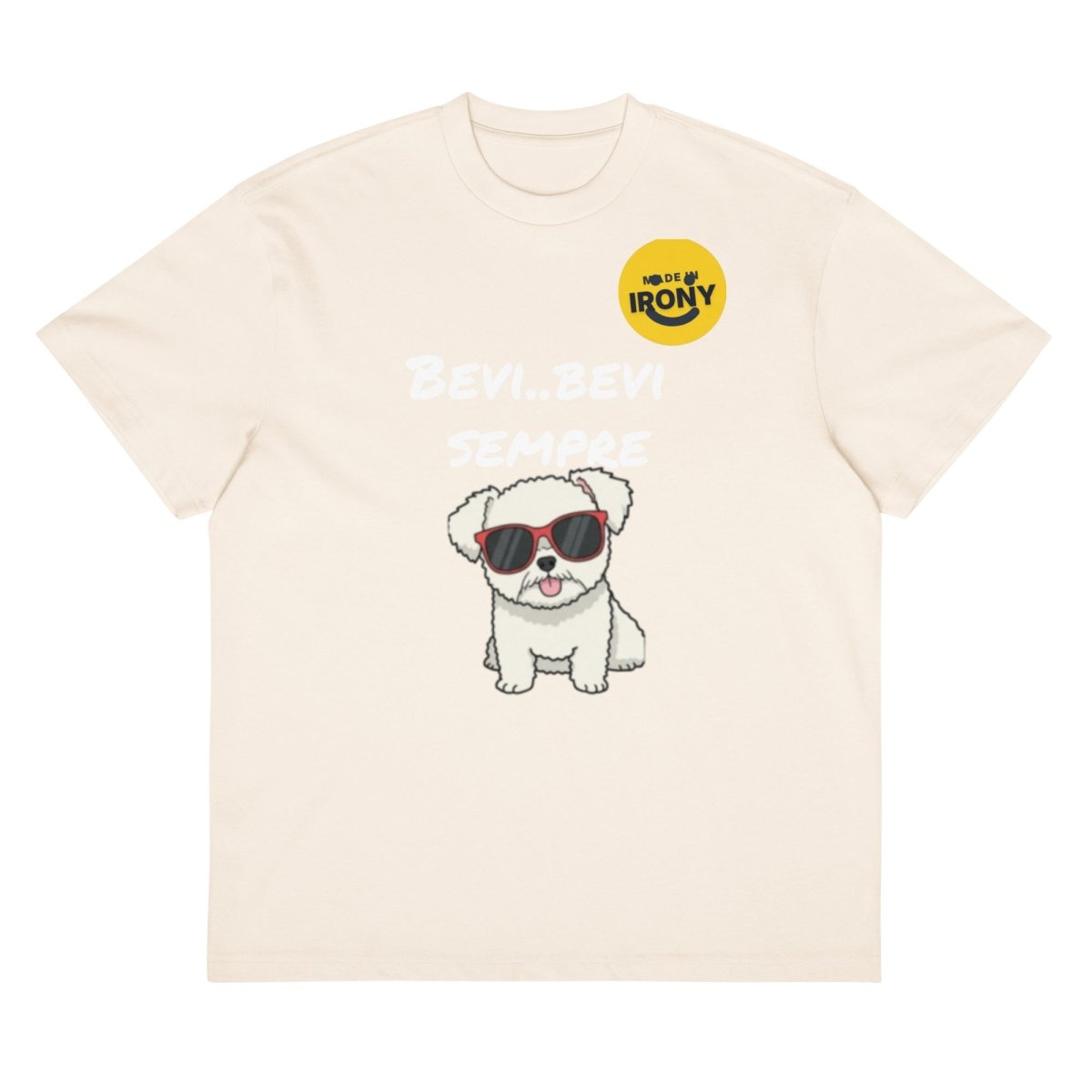 Maglietta boxy da uomo - Made in Irony