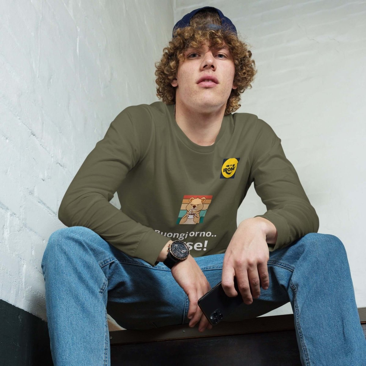 T-shirt a maniche lunghe unisex - Made in Irony