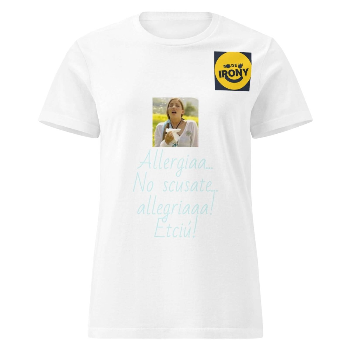 T-shirt morbida basic da donna - Made in Irony