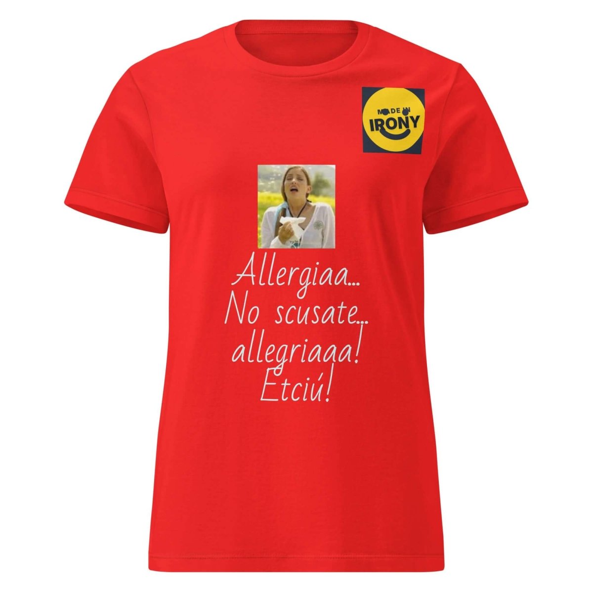 T-shirt morbida basic da donna - Made in Irony