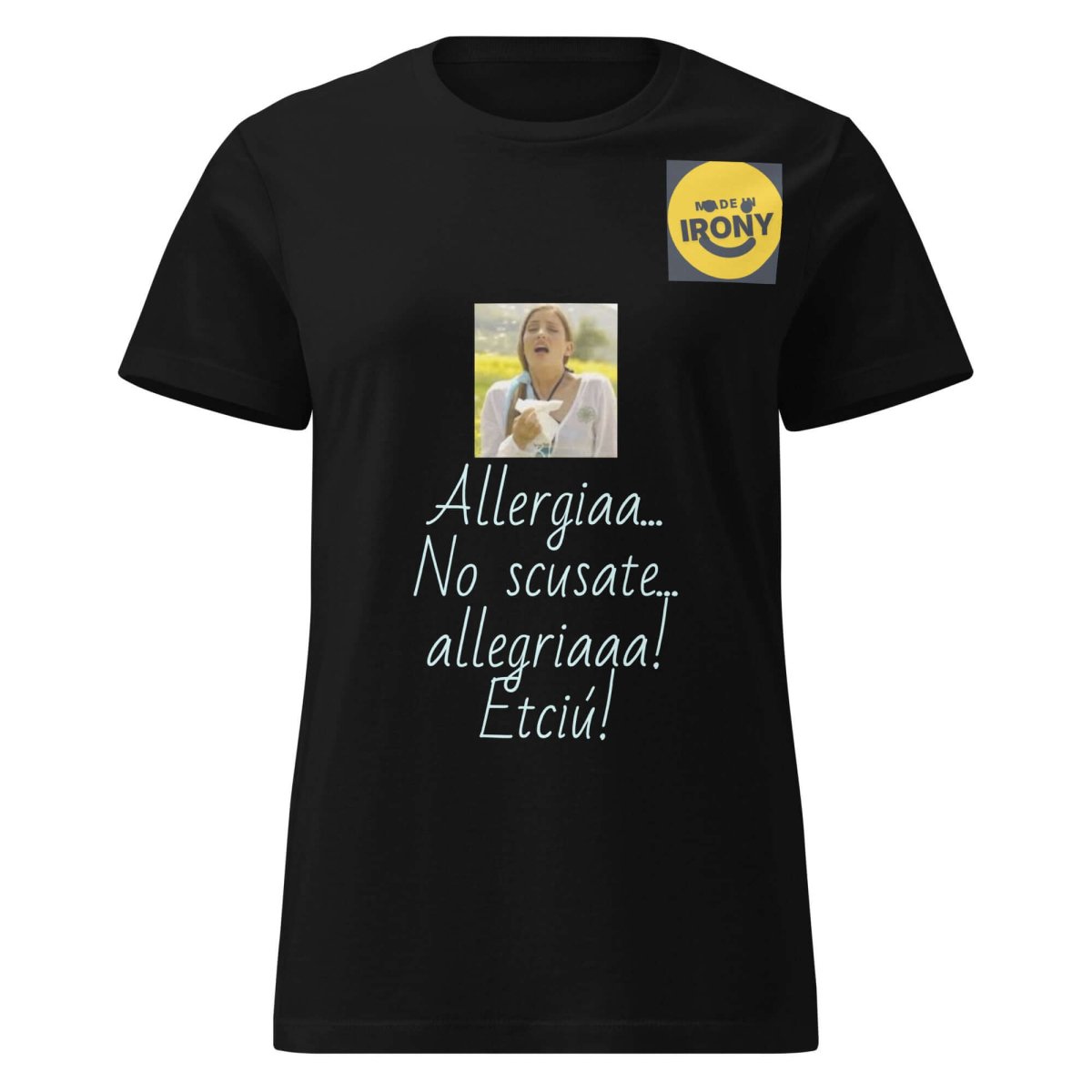 T-shirt morbida basic da donna - Made in Irony