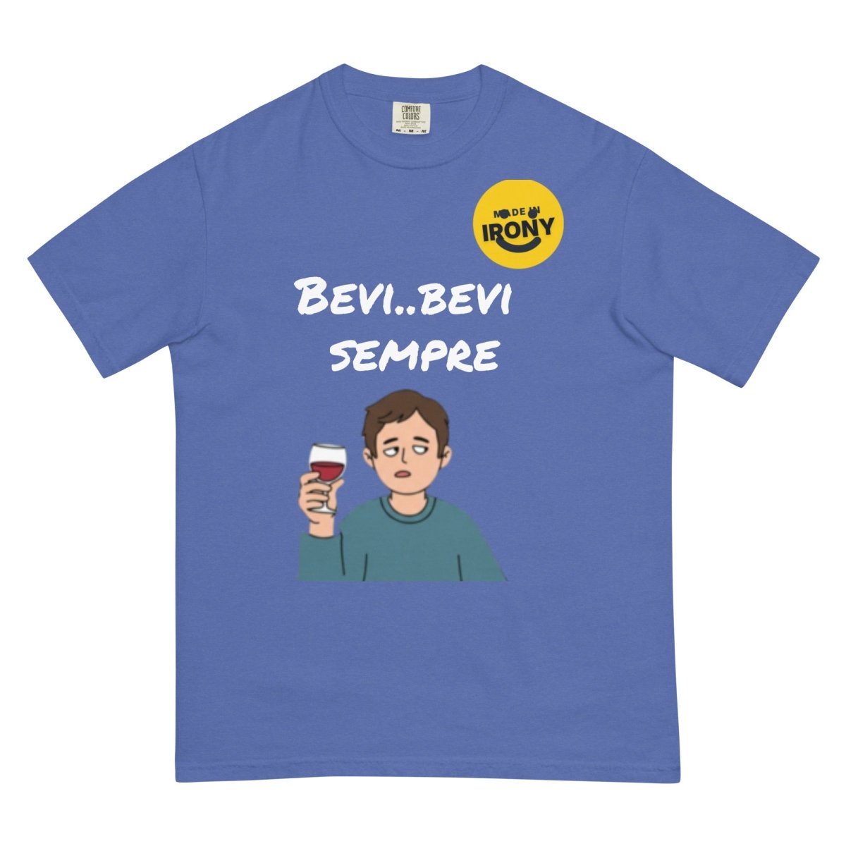 T-shirt pesante tinta in capo unisex - Made in Irony